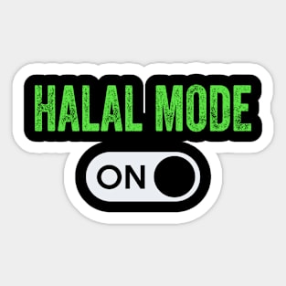 Halal Mode On Ramadan Kareem Muslim Islam Sticker